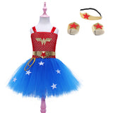 1-6T Kid Baby Girl European American Halloween Role Playing Mesh Dress