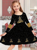 Girls Dress Romantic Color Playful Cartoon Cute Girls Dress
