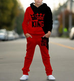 Children's Boys' Autumn Hooded Set New Versatile and Stylish Two-Piece Set