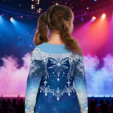 3-12Y Kid Girls Autumn Winter Long-sleeved Princess Dresses