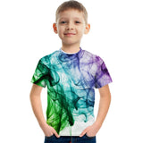 Kid Boy 3D Printed Fashion Short Sleeve T-Shirt Tops