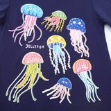 Kid Baby Boy Short Sleeve Summer Crew Neck Cartoon T-shirt Top
