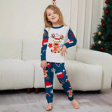 Family Matching Ins Parent-child Christmas Deer Print Home Pajamas