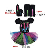 Halloween Skeleton Costume Cosplay Masquerade Children's Show