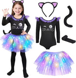 2-6T Kid Baby Girl Halloween Costume Cosplay Tutu Playfu Dresses Set
