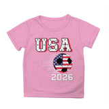 Kid Boy Girl USA Independence Day 250th Anniversary Fashion Summer T-Shirt