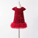 Kid Baby Girls Sequined Tank Princess Dress