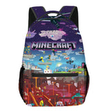 My World Minecraft Primary Secondary Schoolbags Backpack