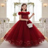 New Children's Dress Princess Dress Birthday Dress Small Host Performance