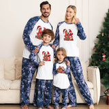 Family Matching Christmas Plaid Patchwork Print Pajamas