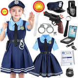 3-10T Kid Boy Girl Halloween Costume Rabbit Police Cosplay Costume