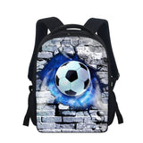 Kid School Bag Creative Football Portable Backpack