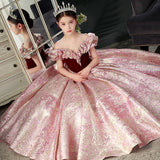 Kid Girl Host Princess Evening Dresses