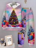 TEMU's New Christmas Children's Hooded Sweater Set 2 Pieces