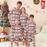 Family Matching Parent-child Loungewear Christmas Plaid Splicing Pajamas