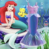 Kid Girl Mermaid Color Changing Party Mermaid Dresses