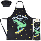 Kid Boy Girl Dinosaur Printing Anti-fouling Cooking Baking Painting Apron