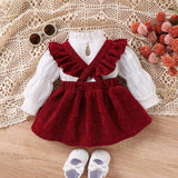 Infant Baby Girl Spring Autumn Cute Bow Dress