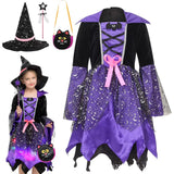 Halloween Kid Baby Girl Costume cosplay Witch Princess Festival Party Dress