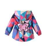 Girls' Coat Spring and Autumn Children's Spring Jacket Butterfly Medium and Long