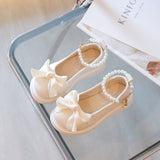 Kid Girl Princess Autumn Soft Western Air Single  Dance Shoes
