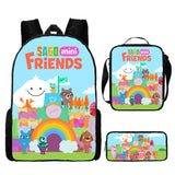 Kid Cute Sago Mini Friends Backpack Cartoon Schoolbag