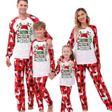 Family Matching Parent-child Loungewear Christmas Plaid Pajamas