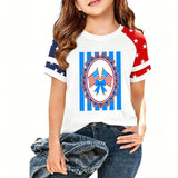 Kid Boy Girl USA Independence Day 250th Anniversary Casual  Loose T-Shirt Top