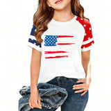 Kid Boy Girl USA Independence Day 250th Anniversary Short Sleeve T-Shirt Tops