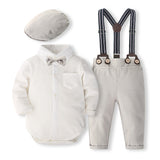 Kid Boy Host British Style Suit 2 Pcs Sets