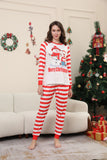 Family Matching Snowman Deer Letters Stripes Christmas Parent-child Pajamas