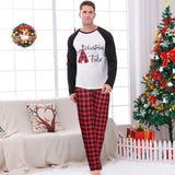 Family Matching Parent-child Casual English Alphabet Christmas Pajamas