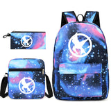 Kid Starry Youth Schoolbags Leisure Travel Backpacks 3 Pcs Set