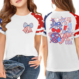 Kid Boy Girl USA Independence Day 250th Anniversary Loose Casual T-shirt Top