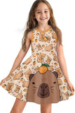 Independence Day 250th Anniversary Flag Print Girl Vest Dress