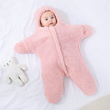 Baby Winter Thickened Anti-startle Wrapped Swaddling Sleeping Pajamas