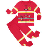 2-12T Kid Halloween Boys Glow Skeleton Pajamas 2 Pcs Set