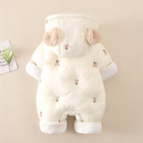 Baby Winter Thick Jumpsuit Down Cotton Rompers