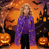 Kid Adult Halloween Hooded Cape Holiday Show Up