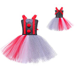 Children's Halloween Costumes Clown Revival Show Tutu Festival Party Clown Girl