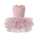 1-5Y Kid Baby Girl Ballet Swan Dance Performance Dress