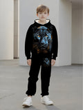 Children's Hooded Sweater Set Children's Casual Set