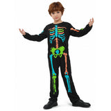 Halloween Costumes Boys Colored Skulls Skeleton Onesies Themed Party Campus