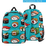 Kid Cartoon School Season Campus Student Backpack