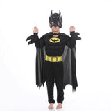 Dress Children Halloween Vampire Black Bat Costume Cosplay Black Cape