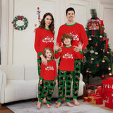 Family Matching Christmas Cane Deer Fashion Parent-child Pajamas