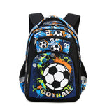 Kid Girl Primary School Striped Unicorn Cartoon Print Backpack