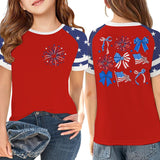 Kid Boy Girl USA Independence Day 250th Anniversary Loose Casual T-shirt Top