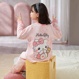 Kid Baby Girl Cotton Thin Parent-child Homewear Pajamas