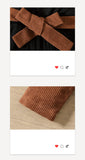 3-10Y Kid Girls Brown Single-breasted Long-sleeved Suit 2 Pcs Set